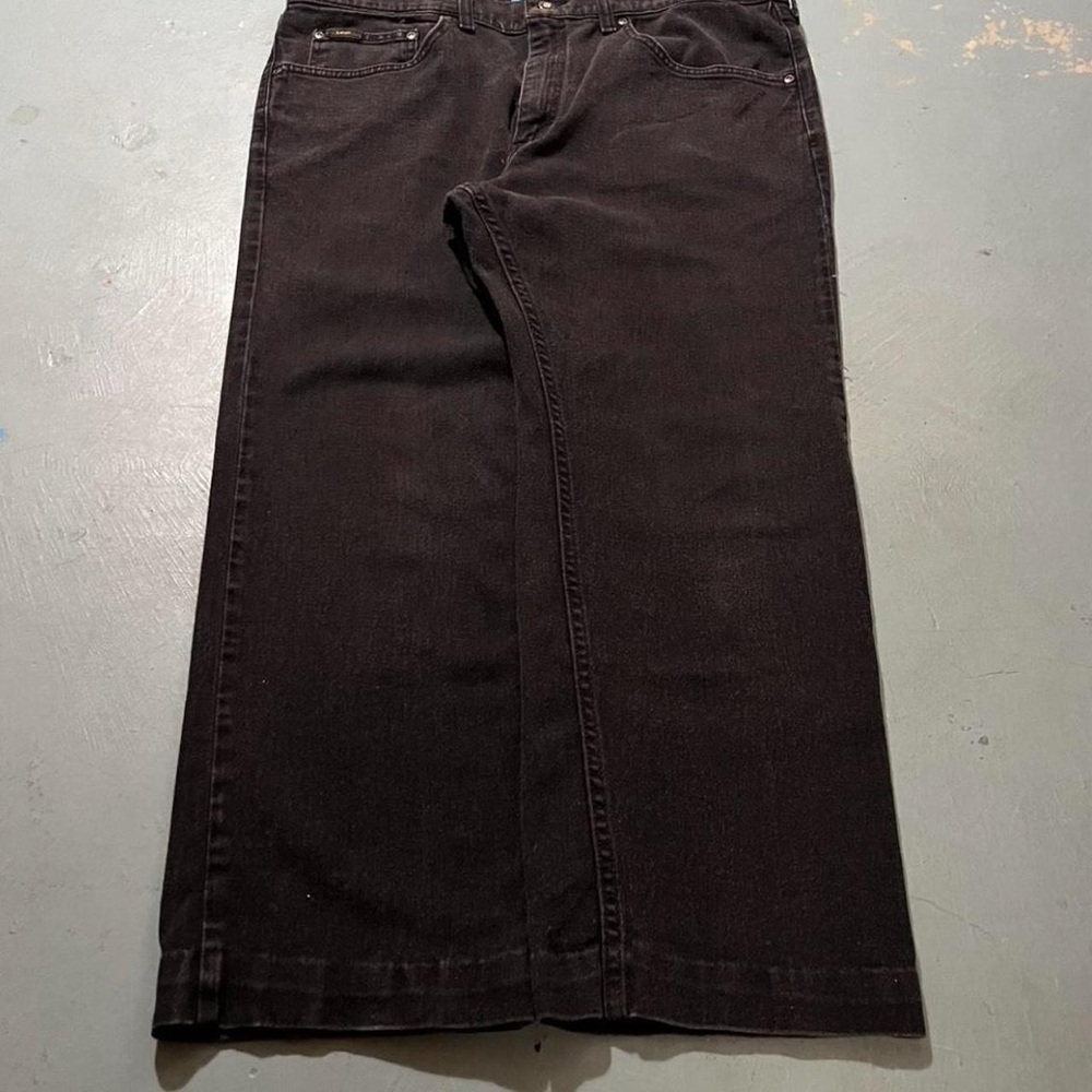 Lee Black Relaxed Fit Jeans with Smooth Finish - Picture 1 of 7